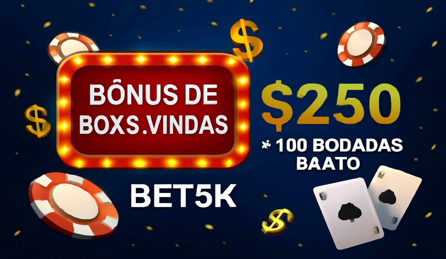 O bônus promocional BET5K é uma ótima maneira de começar sua aventura