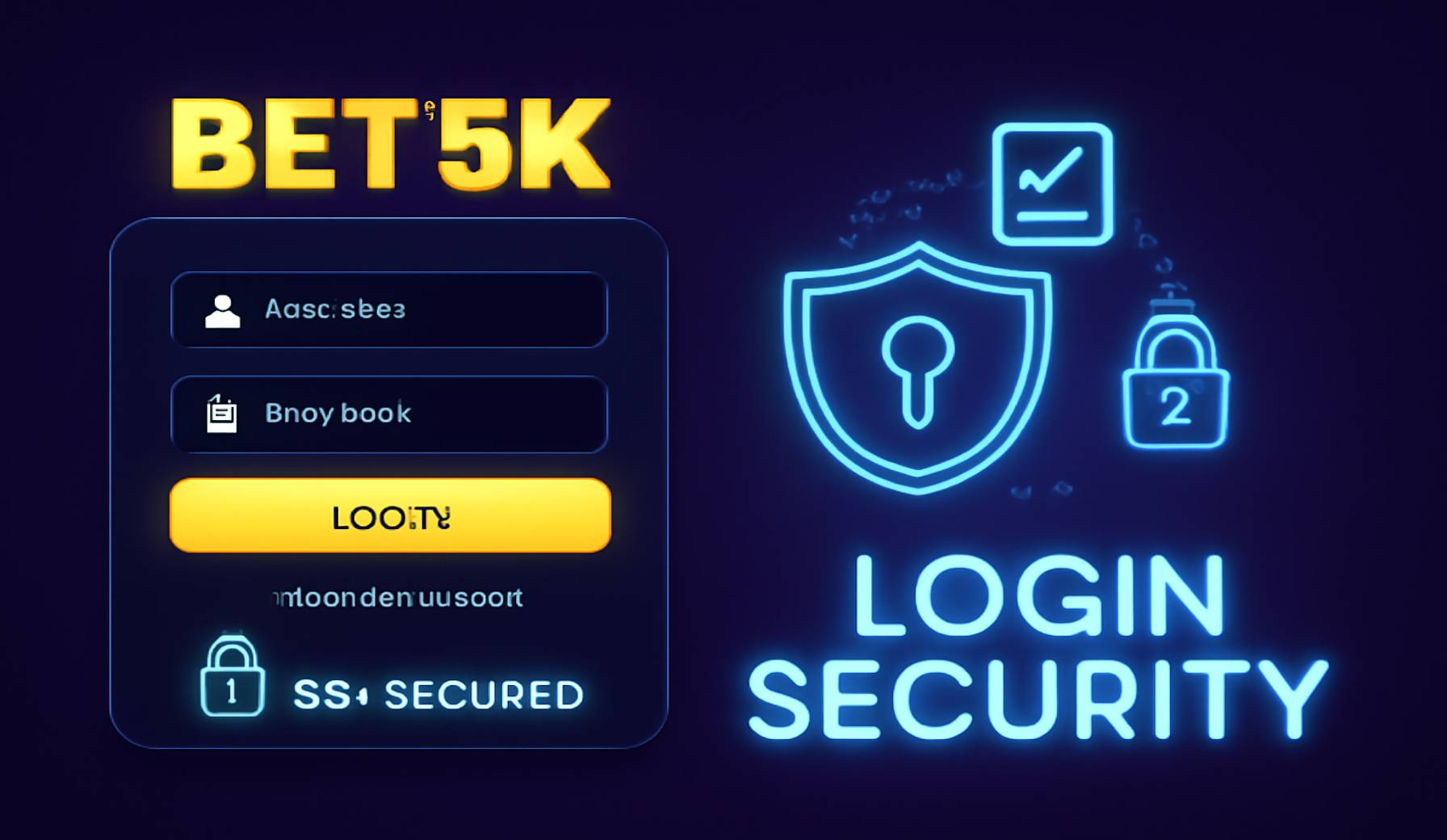 Criar uma nova Conta no plataforma BET5K